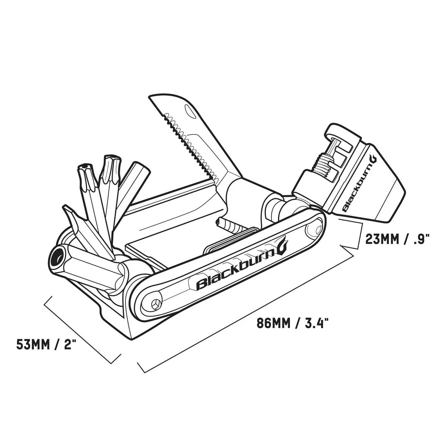 BBN WAYSIDE MULTI TOOL PEWTER