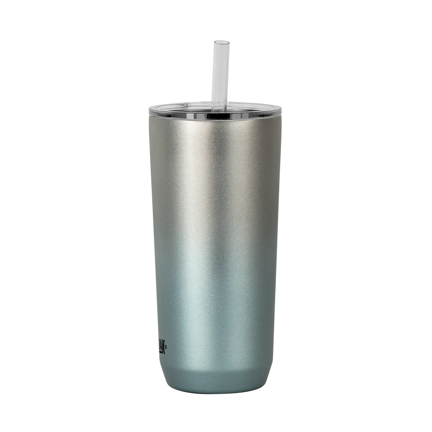 Straw Tumbler, SST Vacuum Insulated, 20oz, Silver Mint Ombre, FW, LE