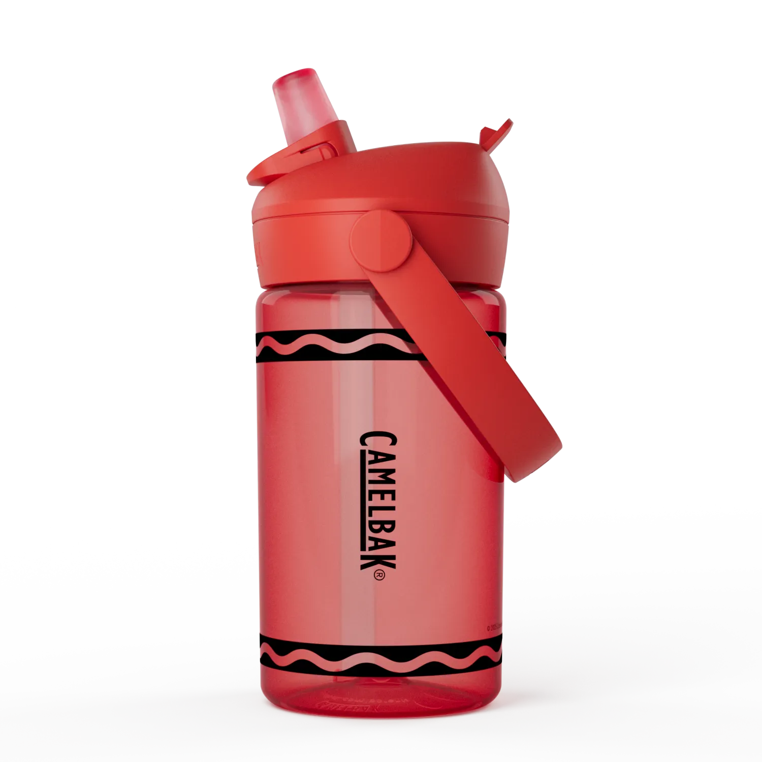 Crayola 14oz Flip Straw, Cherry Red