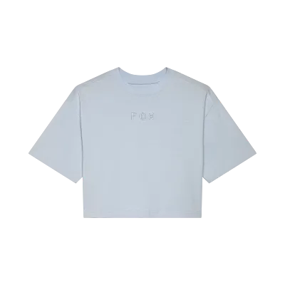 Womens Wordmark Premium Crop Tee