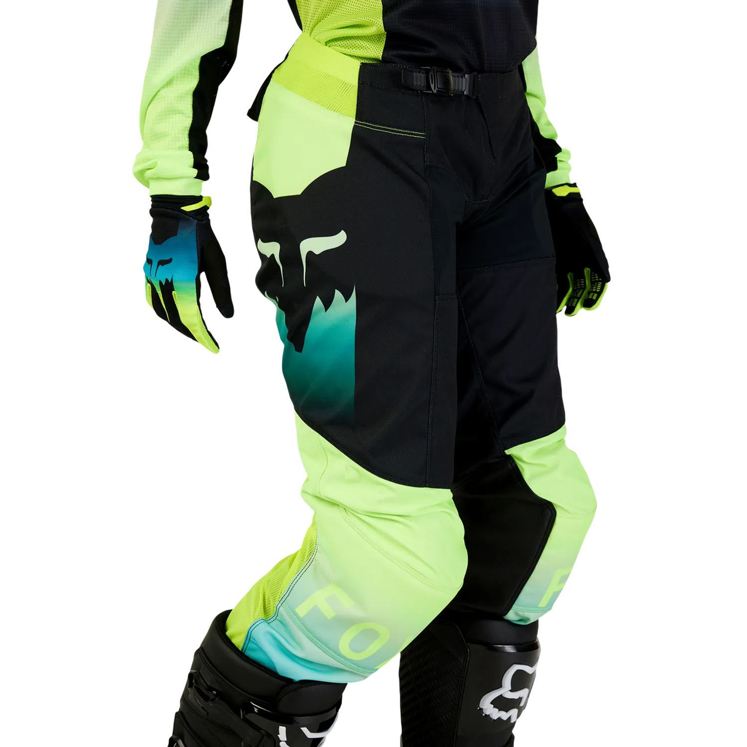 WMNS 180 FLORA PANT [BLK/YLW] 2