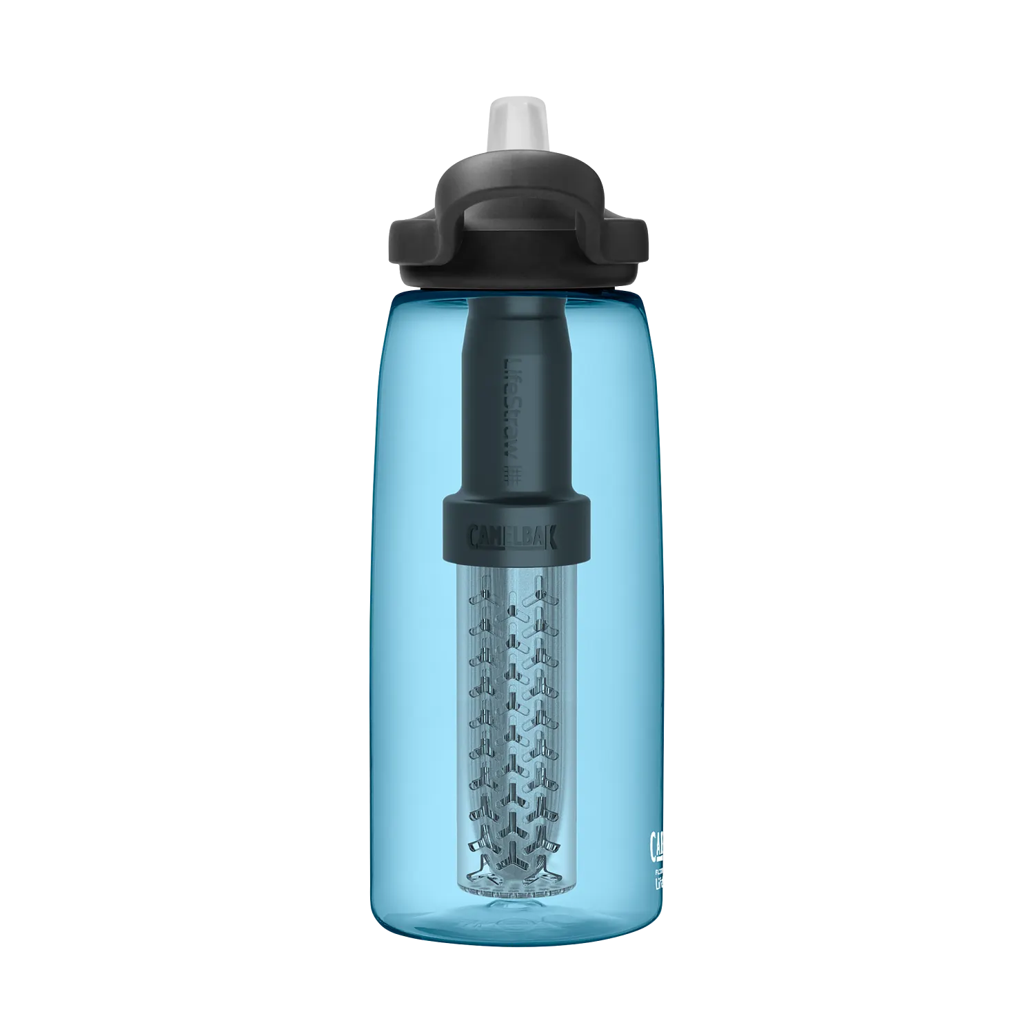eddy+ 32oz, filtered by LifeStraw, True Blue