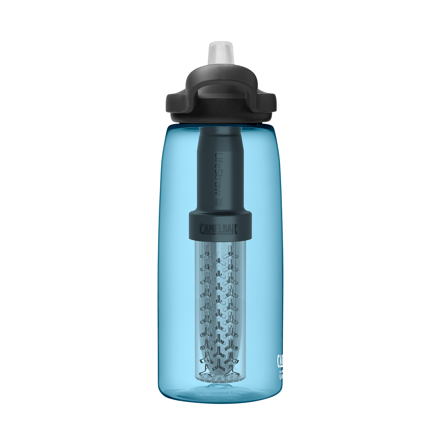eddy+ 32oz, filtered by LifeStraw, True Blue