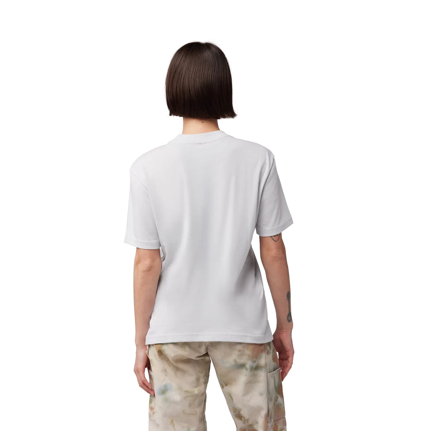 W SCRIPTED PHOTO SS TEE 