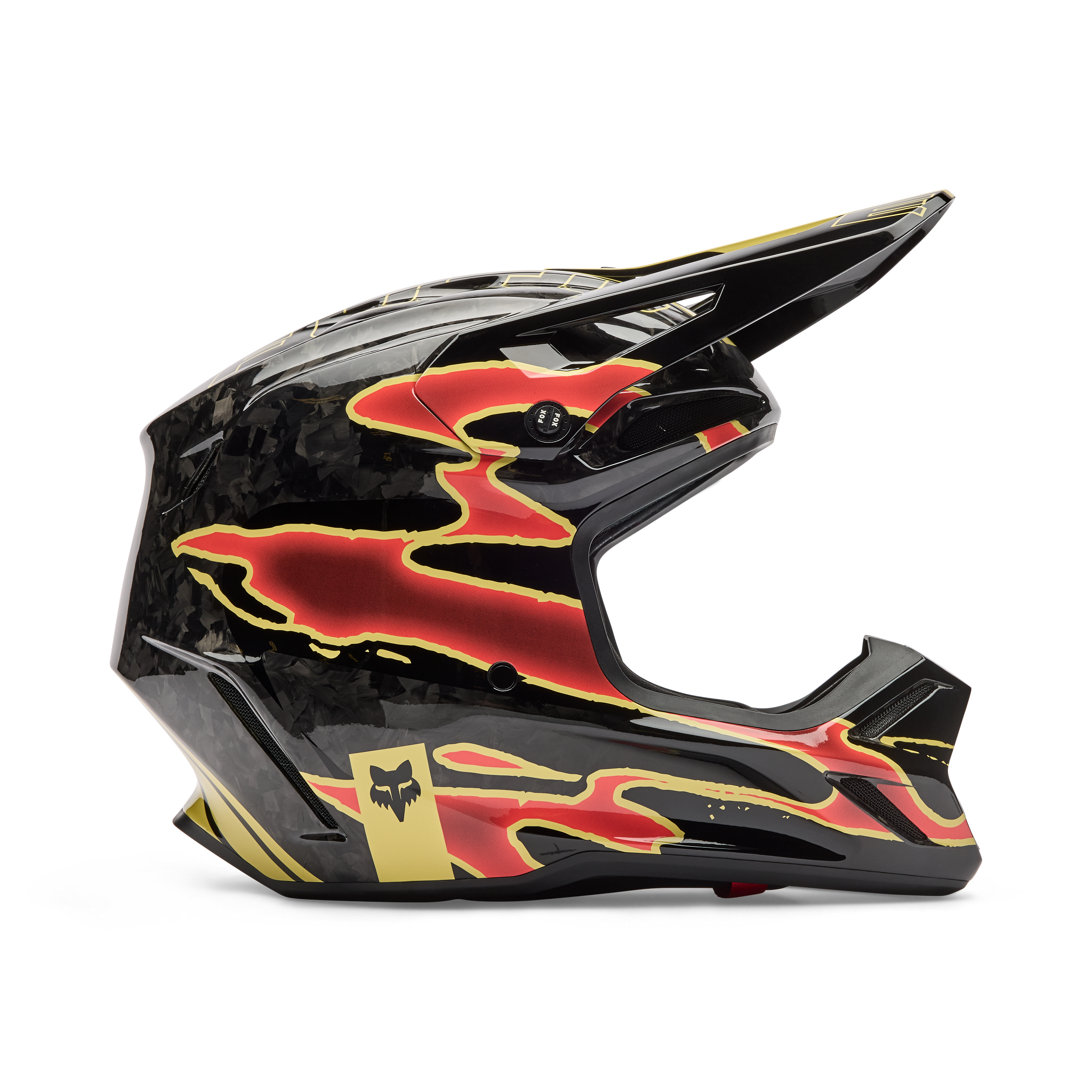 Fox Racing V3 Rs Inning Helmet - Black