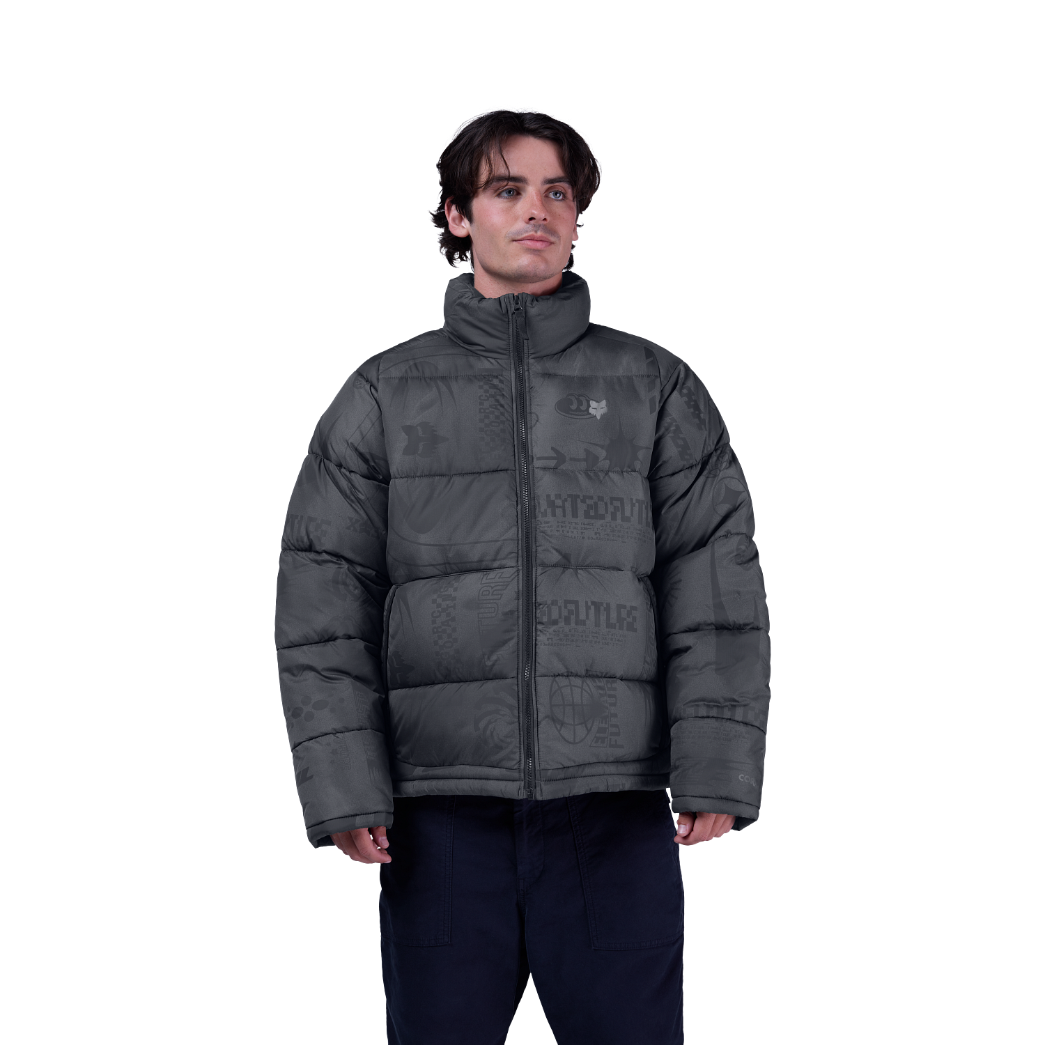 Ridgeway Bedruckte Hi-Loft-Jacke