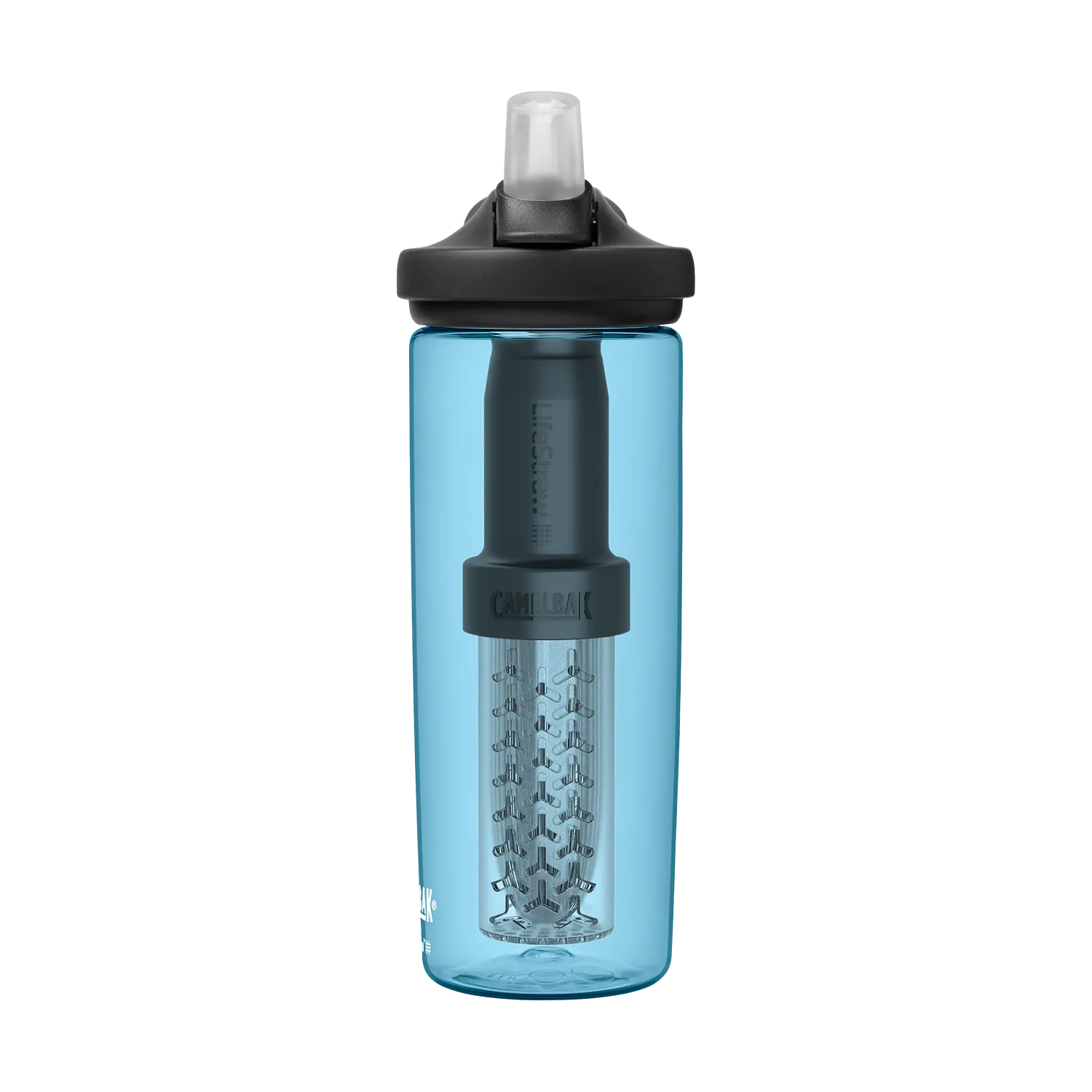 eddy+ 20oz, filtered by LifeStraw, True Blue