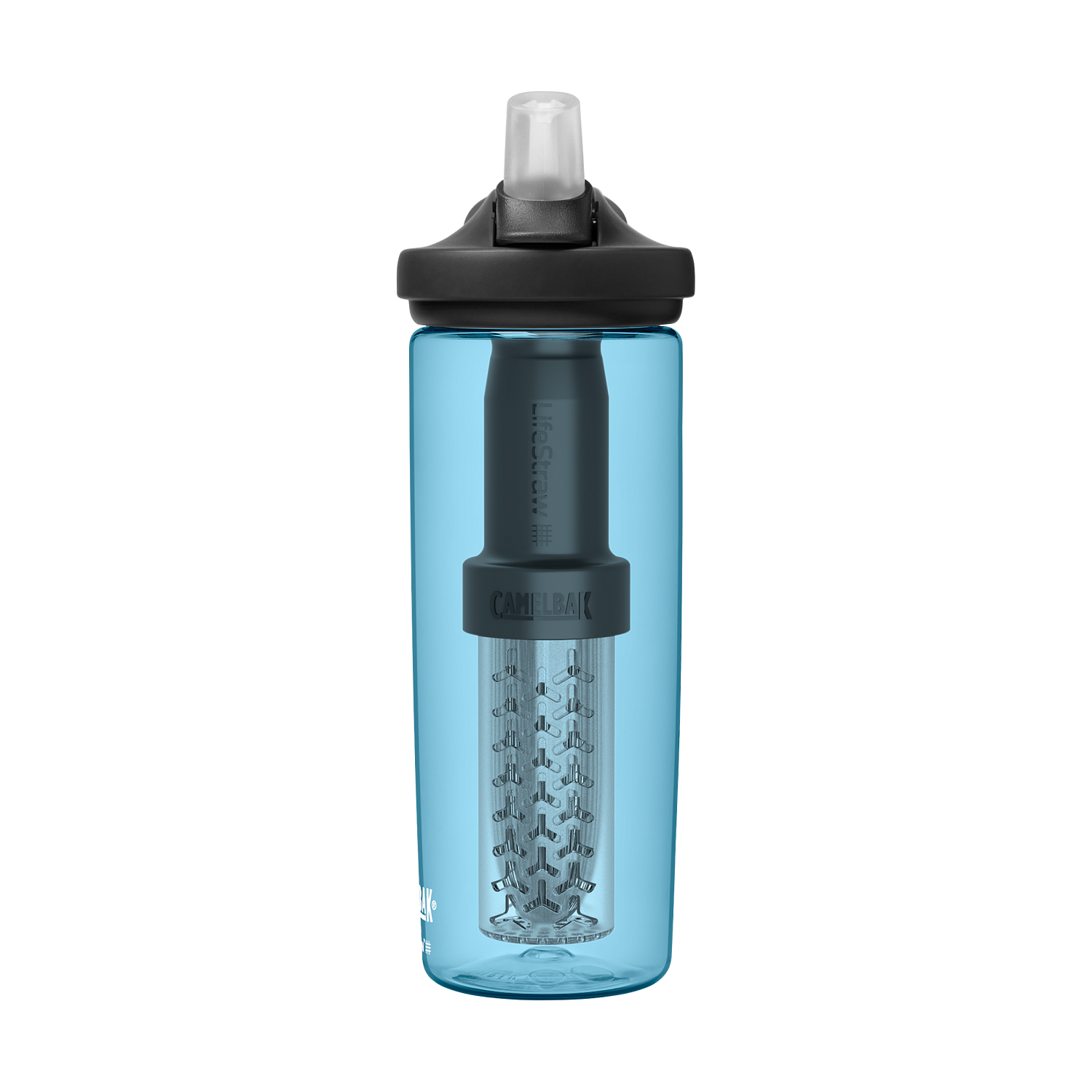 eddy+ 20oz, filtered by LifeStraw, True Blue