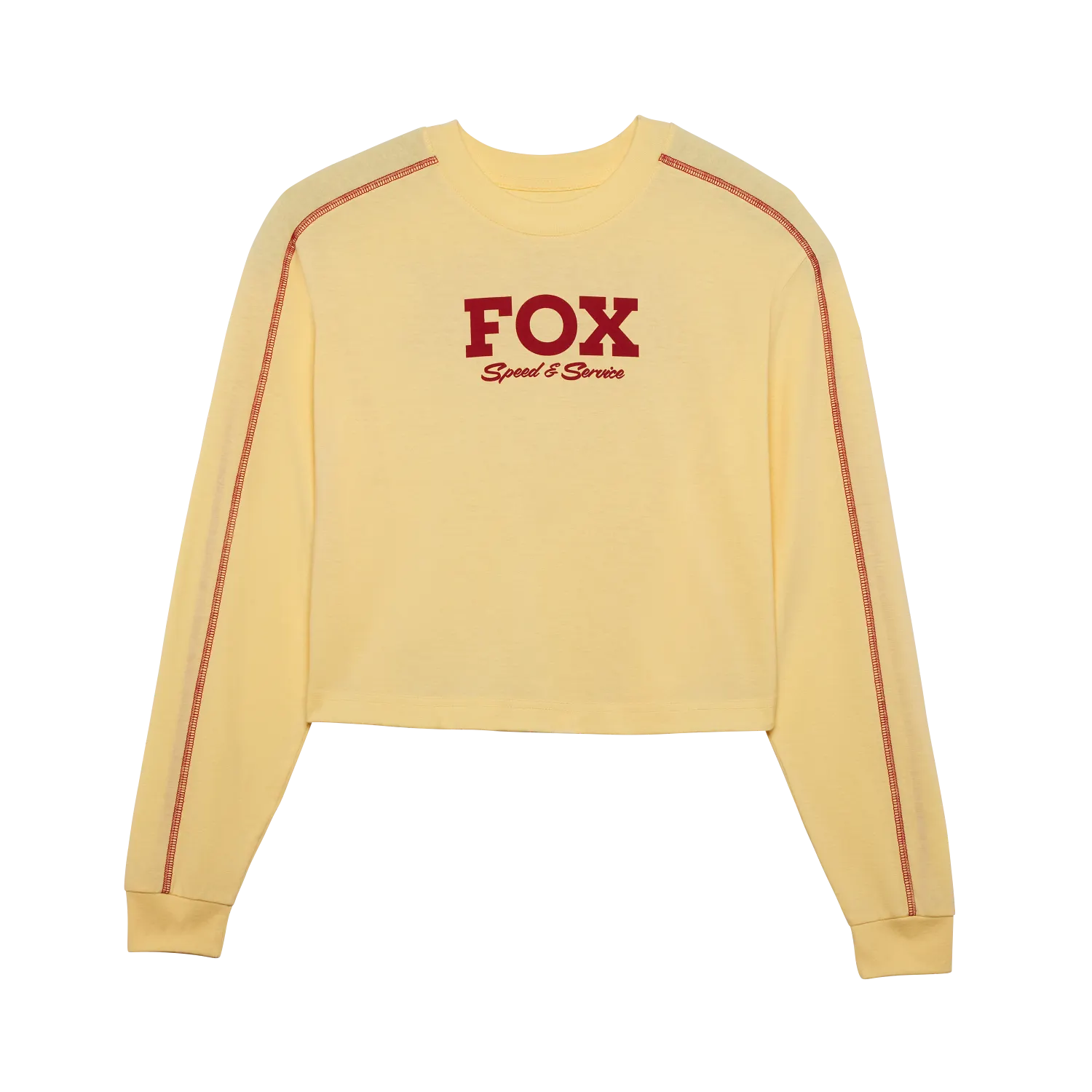 W SPEED & SERVICE LS CROP 