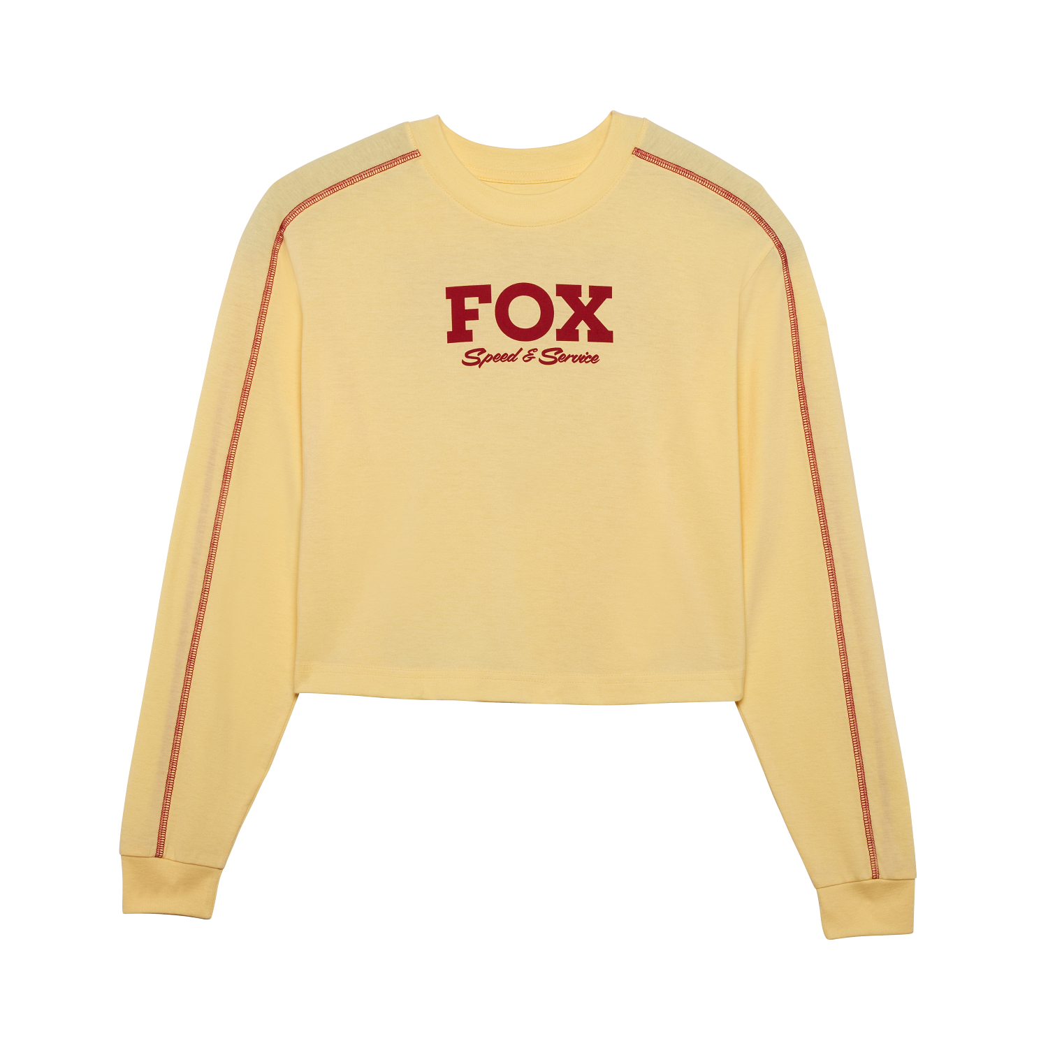 Womens Speed & Service Long Sleeve Crop Tee