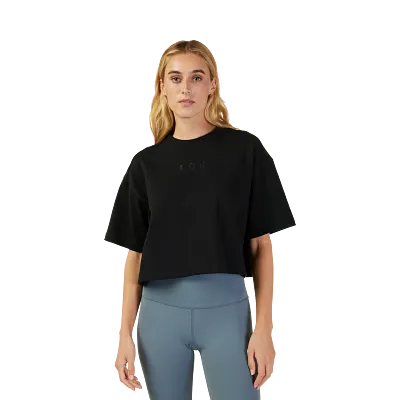 W WORDMARK OS CROP TEE 