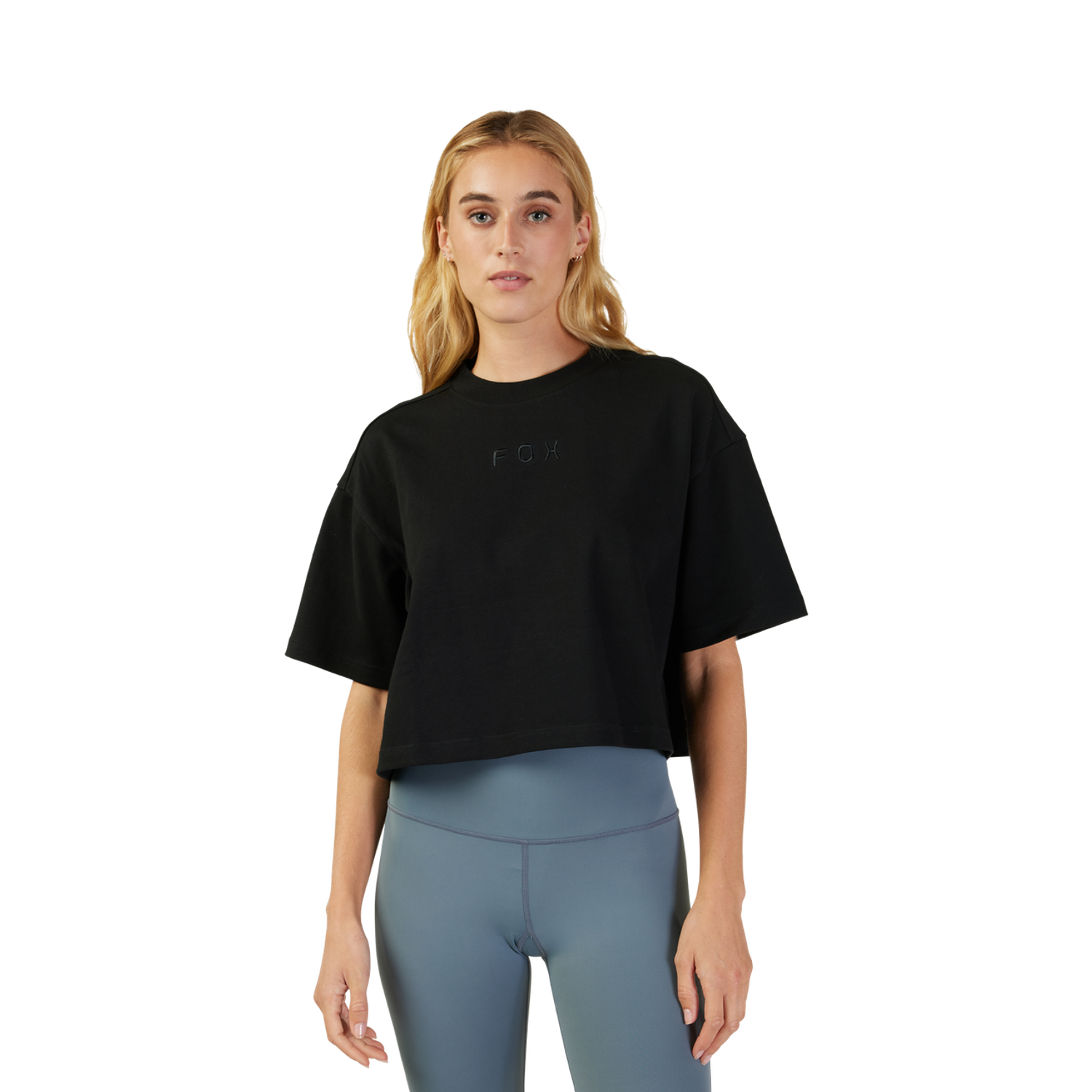 Womens Wordmark Premium Crop Tee