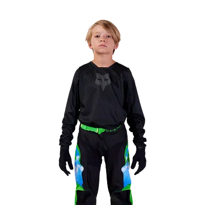 YTH BLACKOUT JERSEY [BLK/BLK] YS