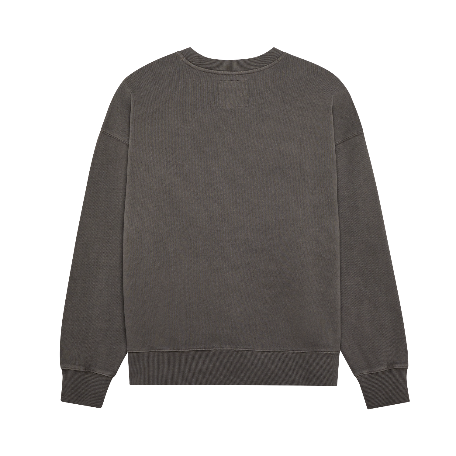Wordmark oversized pullover med rund halsudsk&aelig;ring