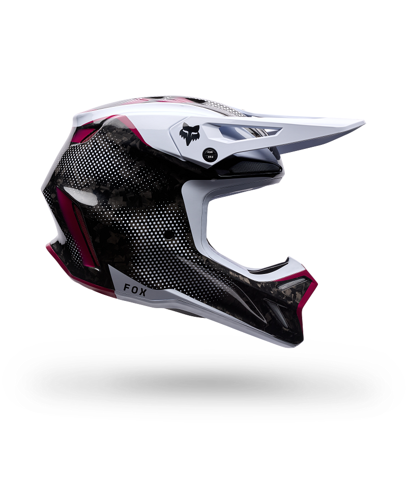 Fox Racing V3 Rs Tactile Helmet - White