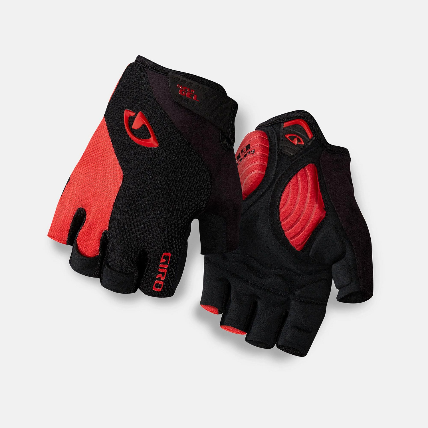 GA STRADEDURE SGEL BLK/BRT RED M S 16