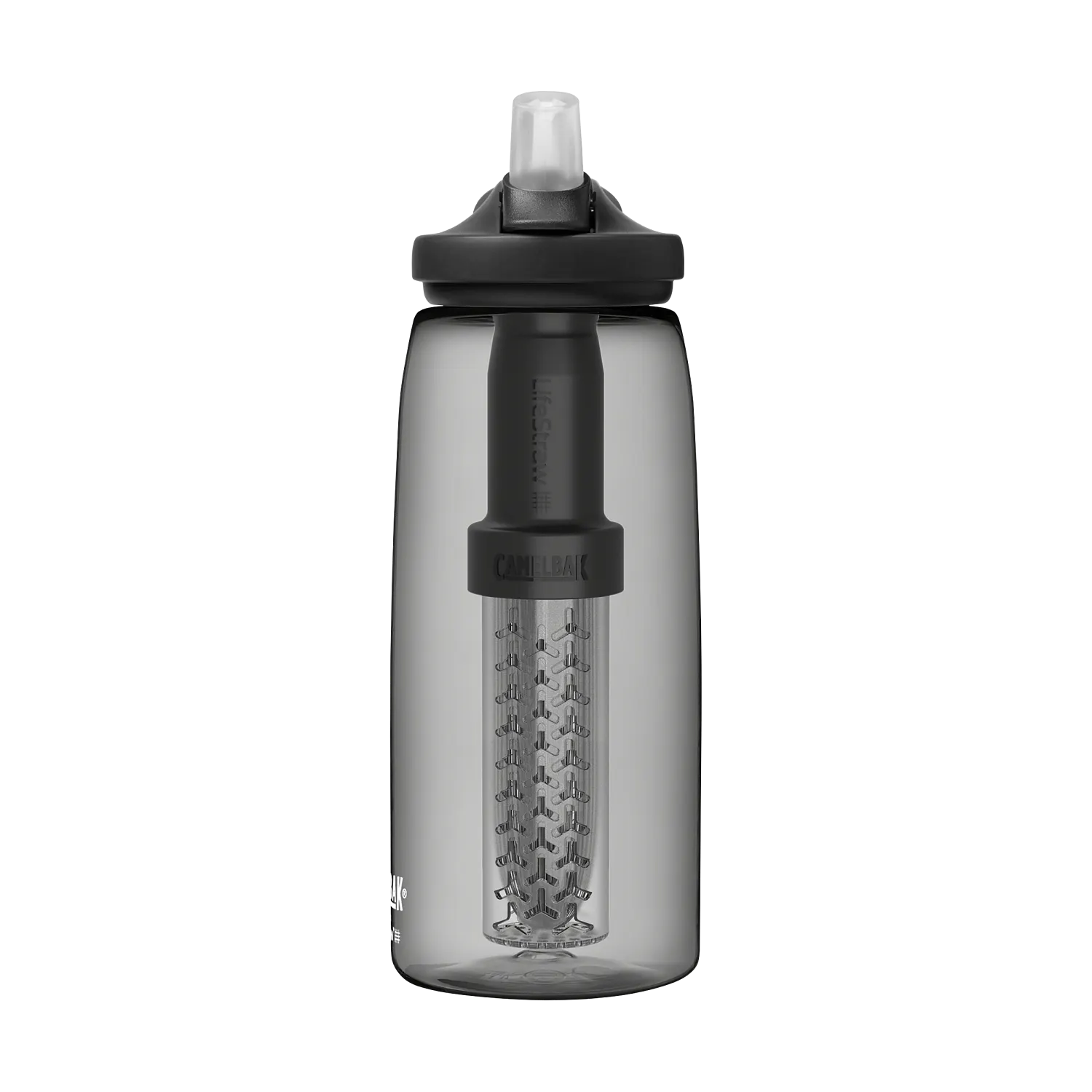 eddy+ 32oz, filtered by LifeStraw, Charcoal