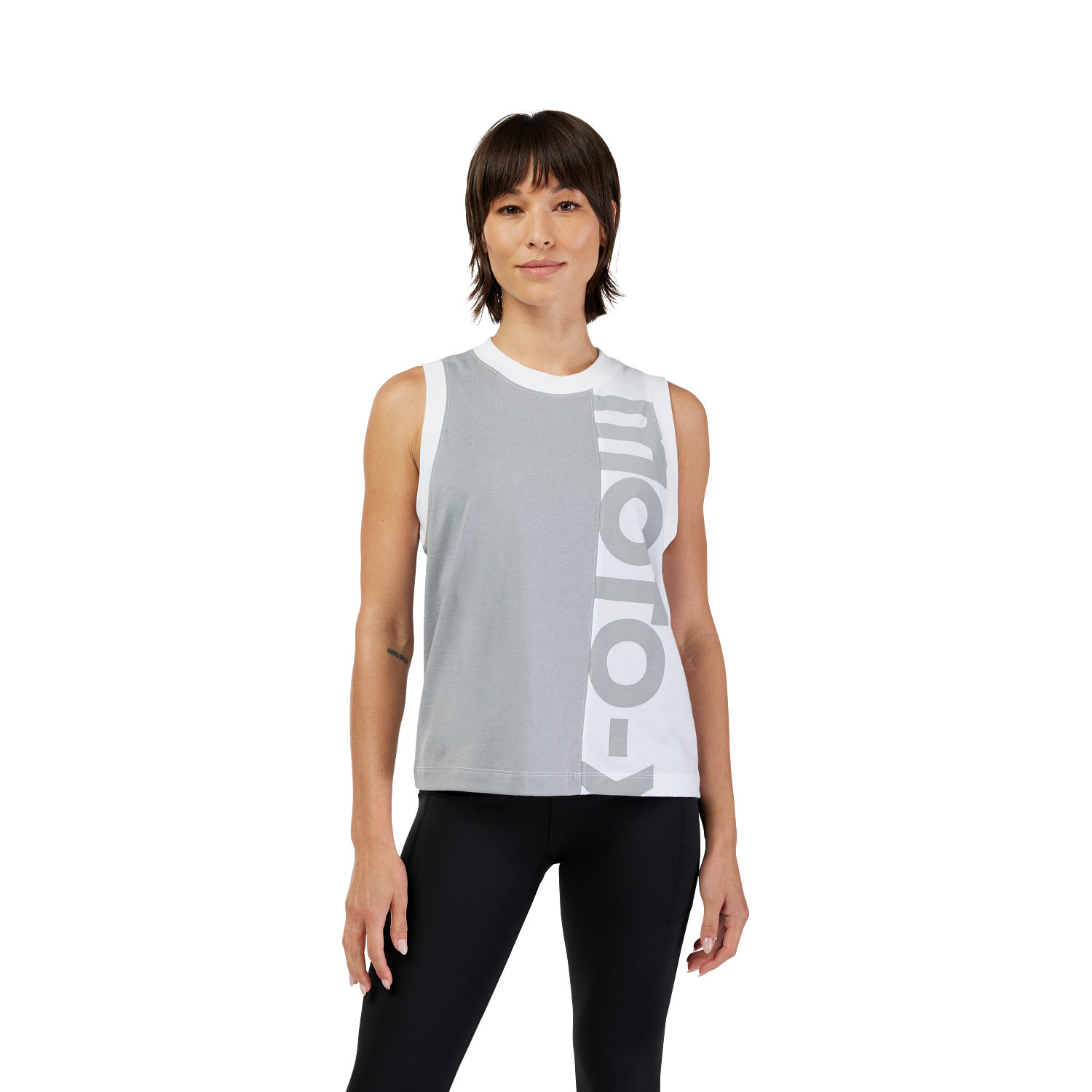Womens Moto-X Blocked Tank