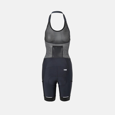 GA W CHRONO EX HALTER BIB PCKT BLK L
