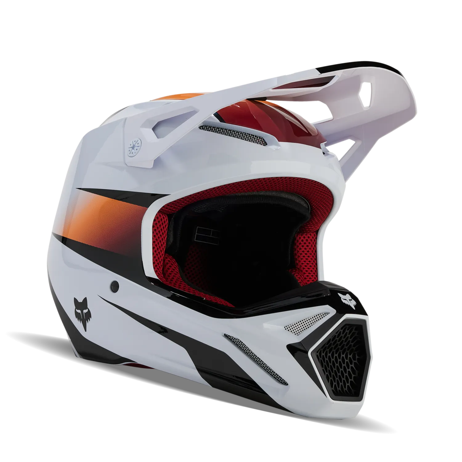 YTH V1 FLORA HELMET [WHT/BLK] YS