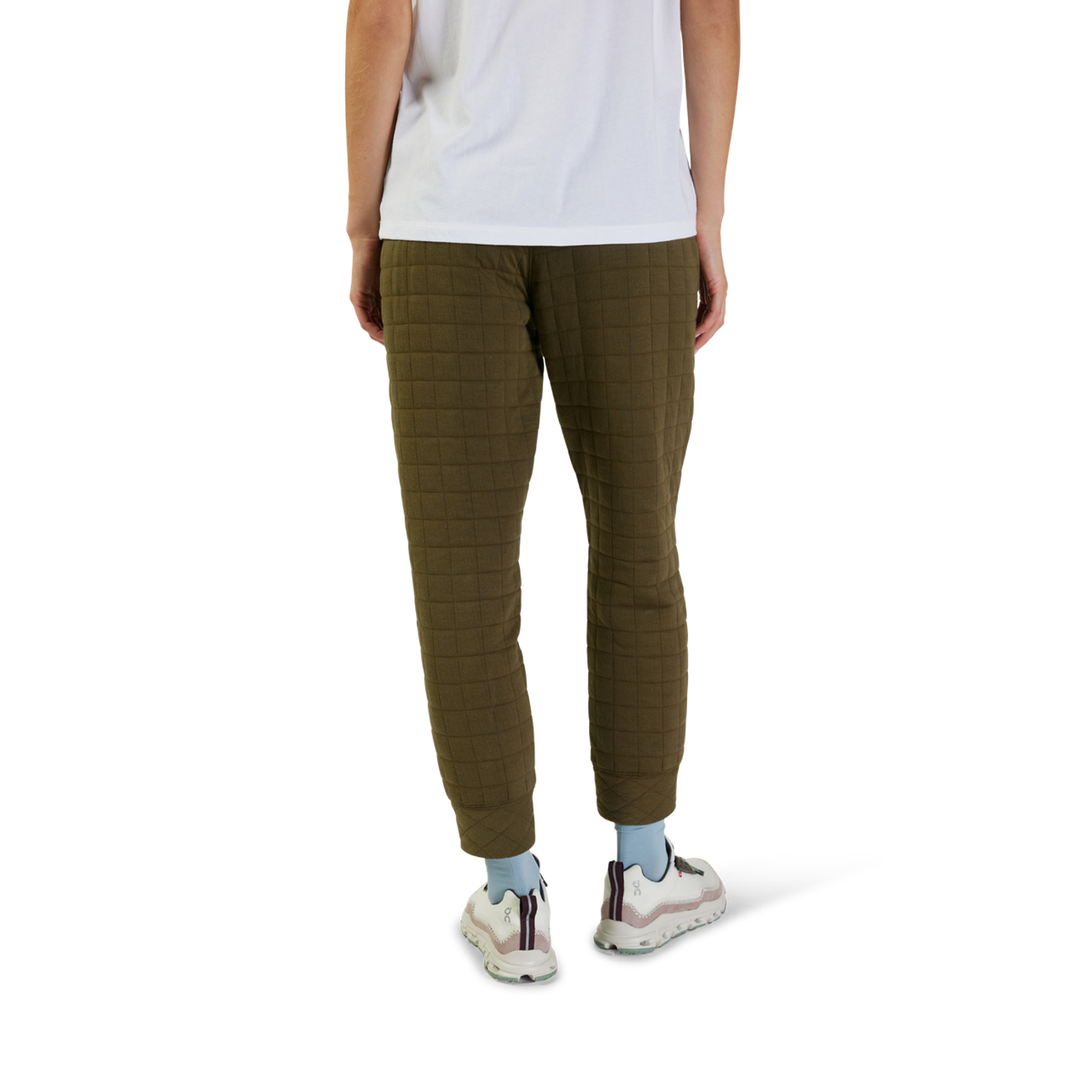 Womens Quilted Joggers
