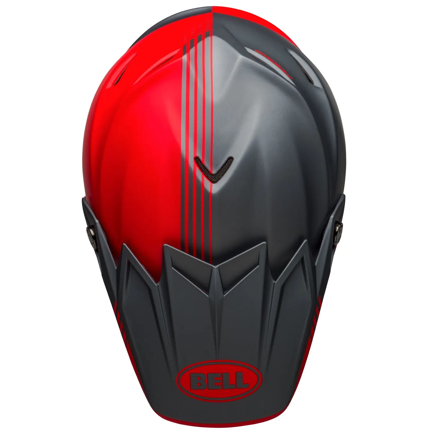 PS MOTO-9 FLEX LOUVER MT GY/RD M