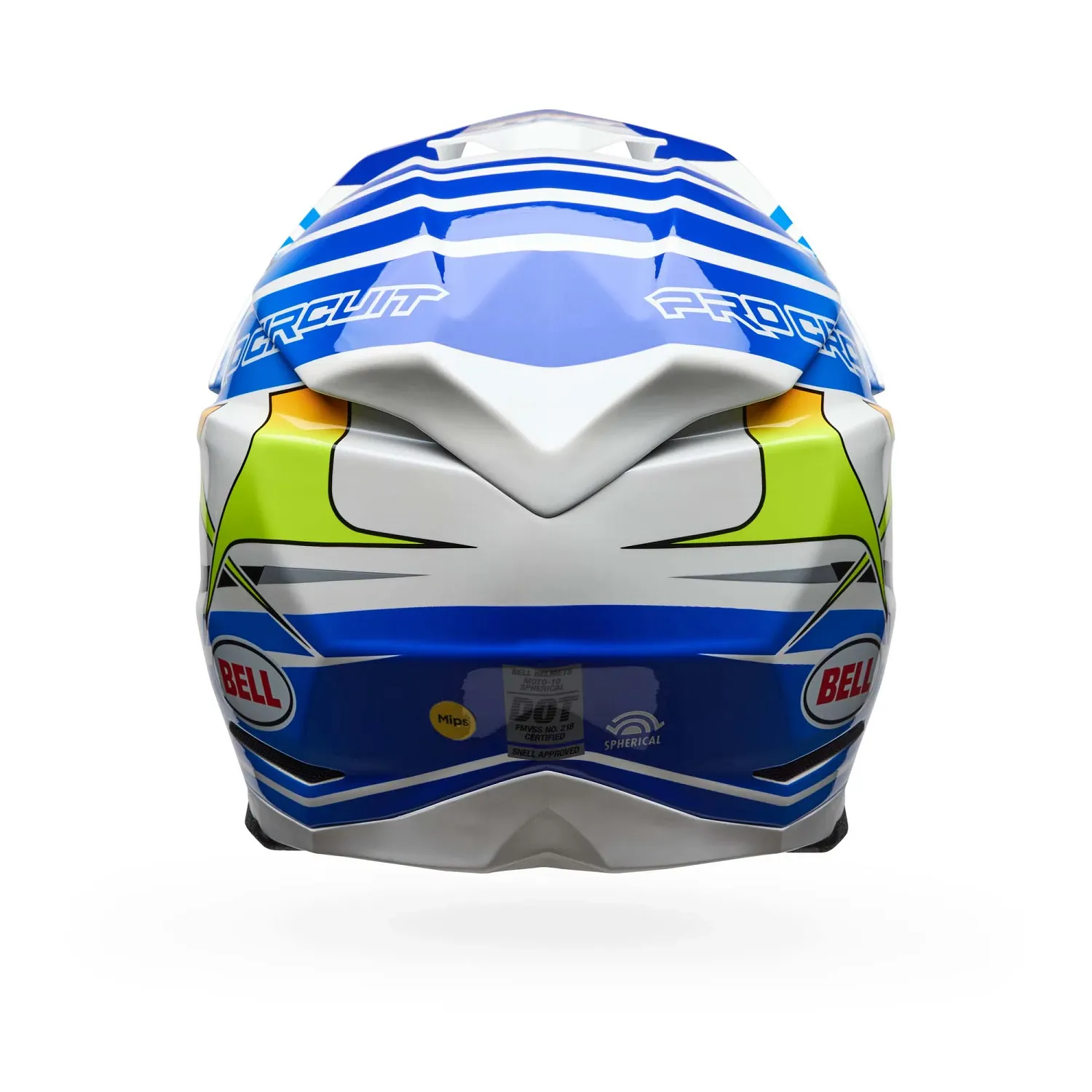 PS MOTO-10 SPHR PC  BL/WH XL