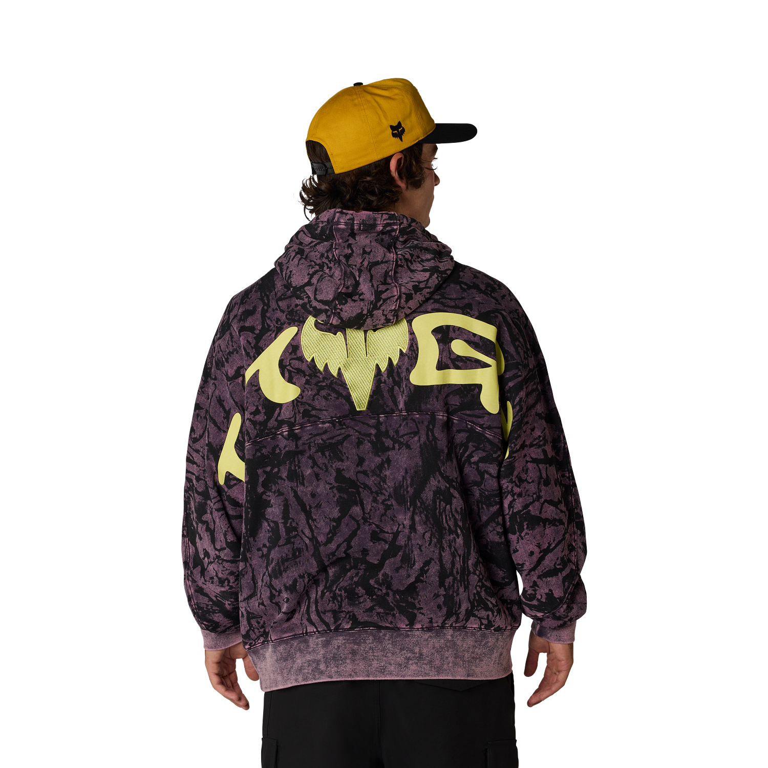Image Print Fleece Pullover