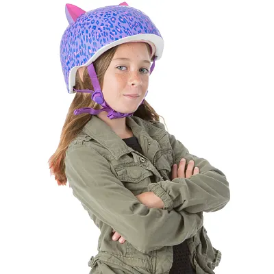 CPMK HLMT LEOPARD KITTY YTH PUR