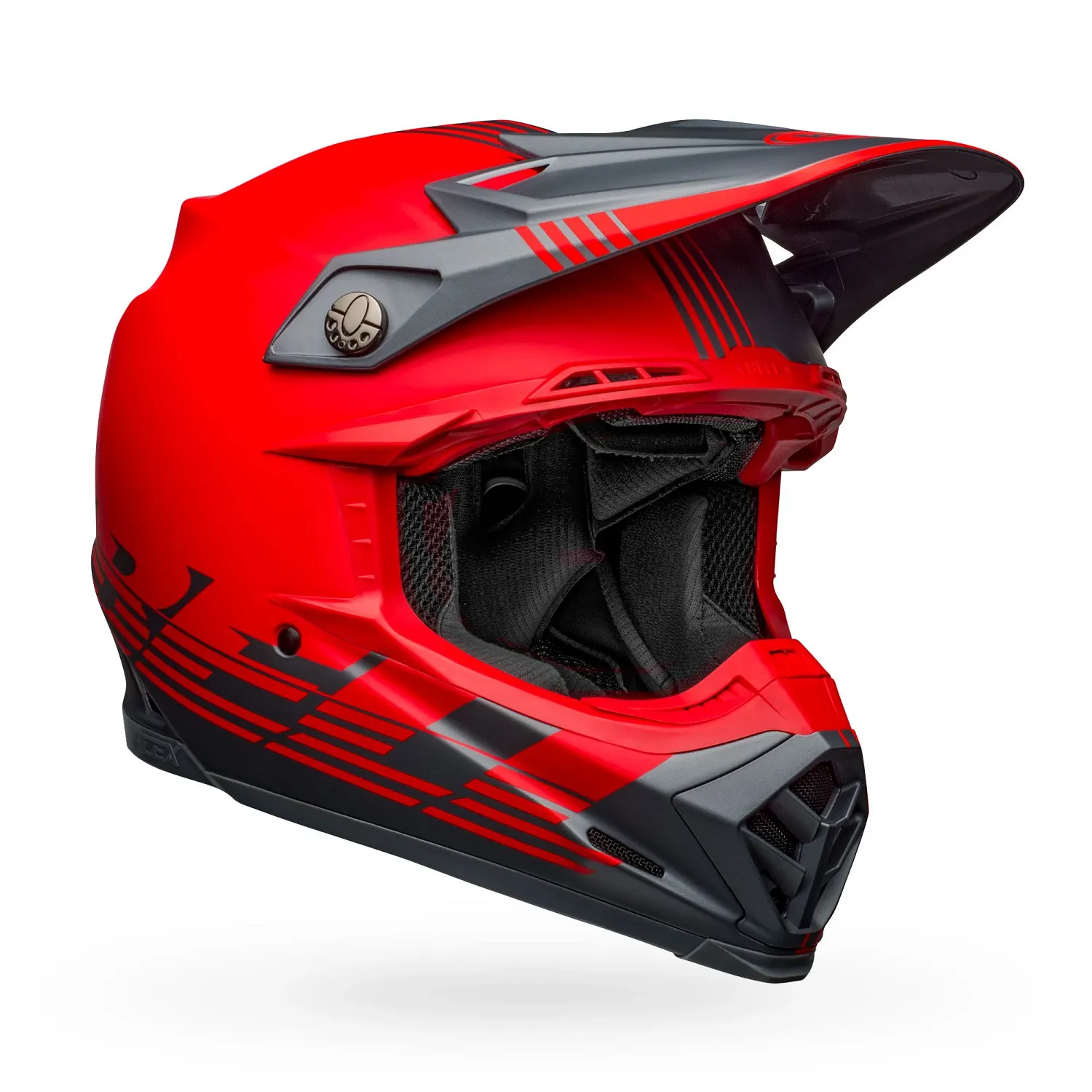 PS MOTO-9 FLEX LOUVER MT GY/RD M