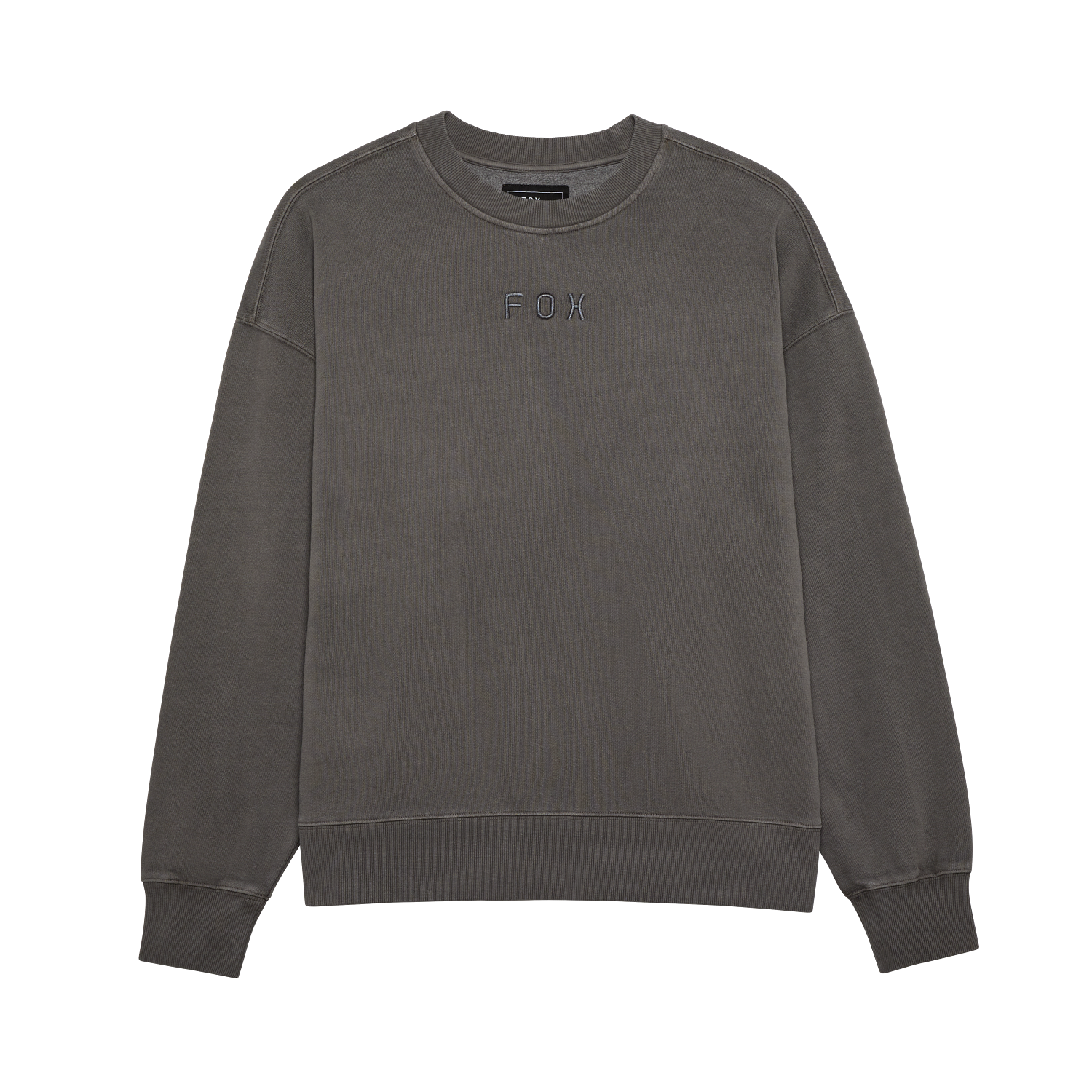 Wordmark oversized pullover med rund halsudsk&aelig;ring