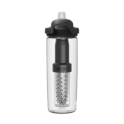 eddy+ 20oz, filtered by LifeStraw, Clear