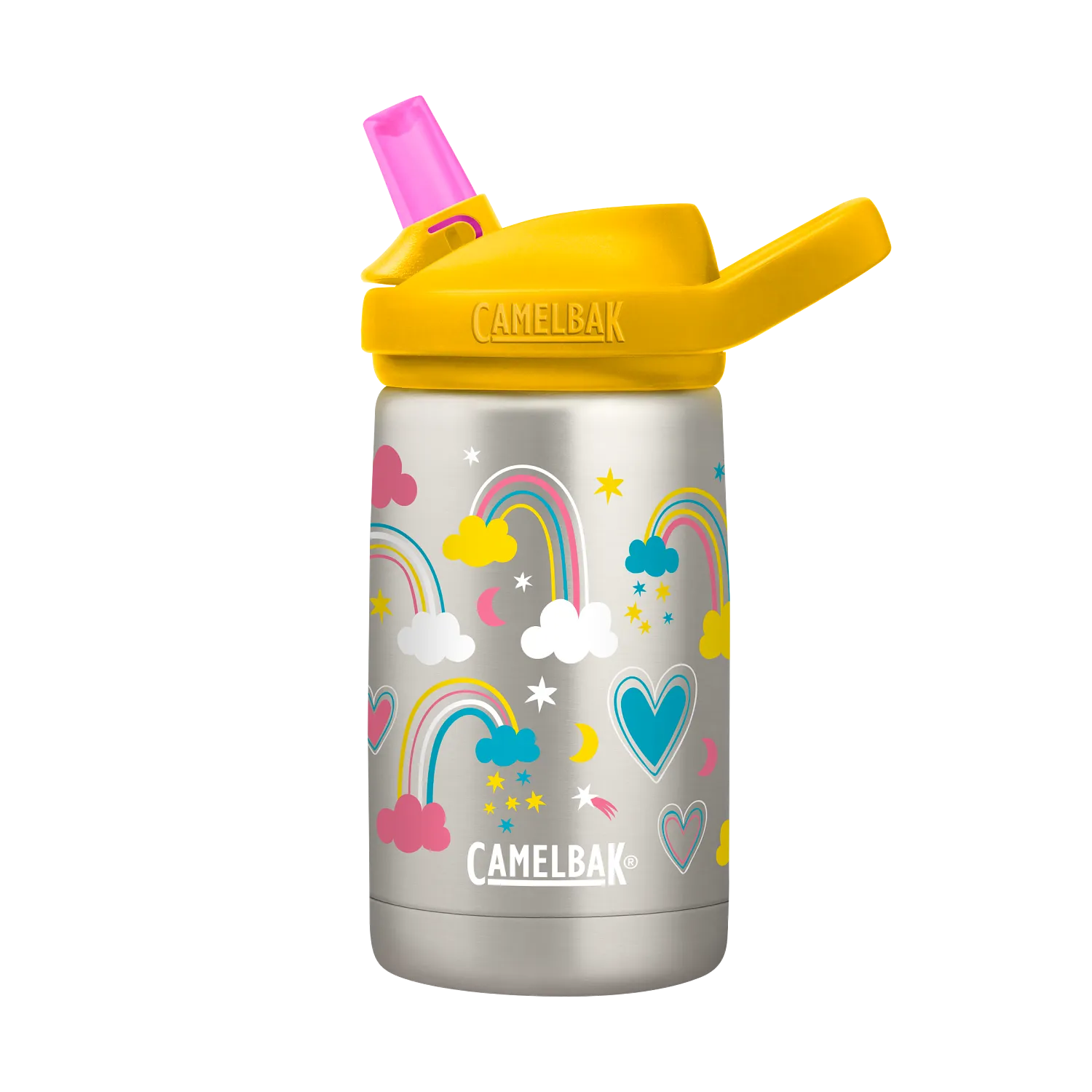 eddy+ Kids SST Vacuum Insulated 12oz, Rainbow Love