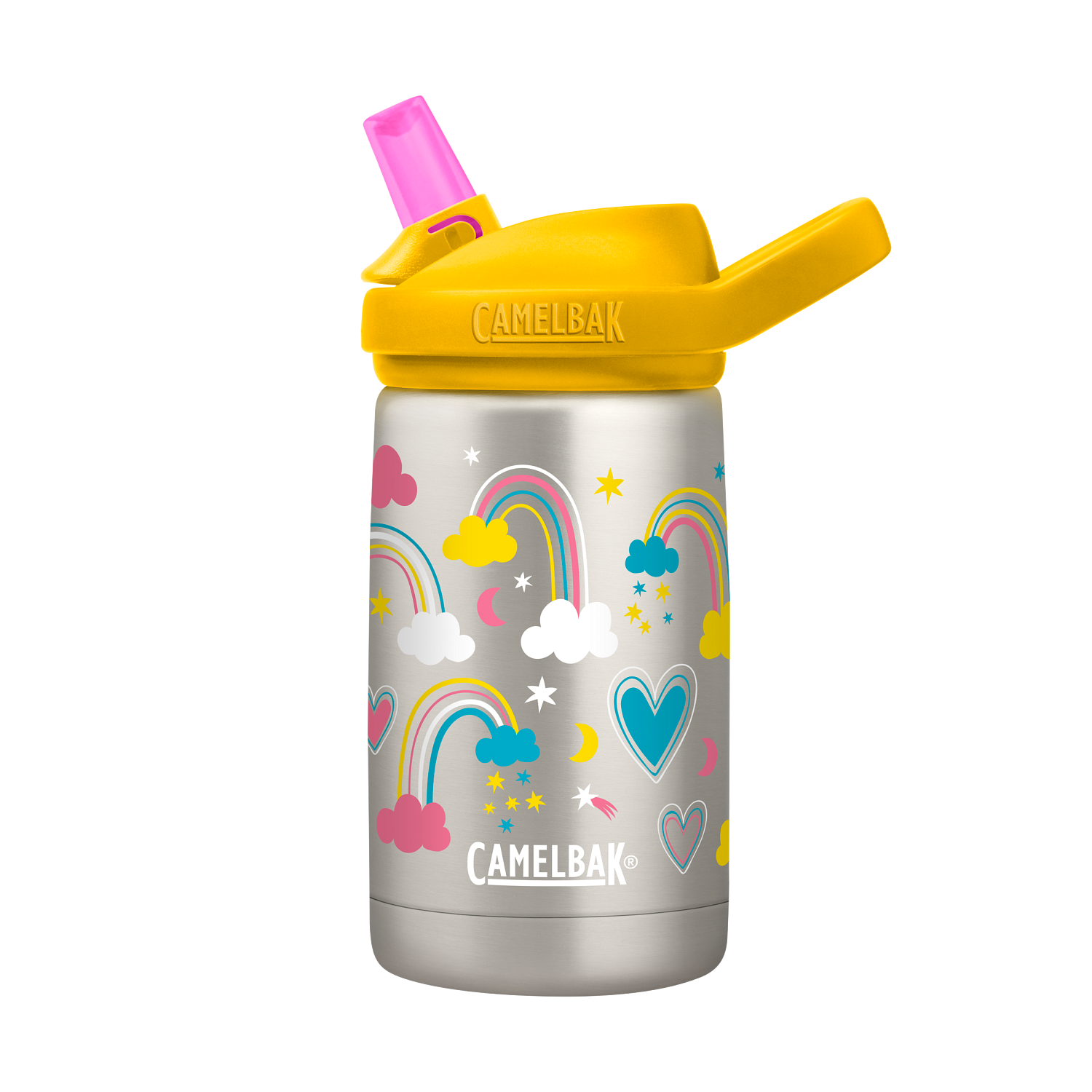 eddy+ Kids SST Vacuum Insulated 12oz, Rainbow Love