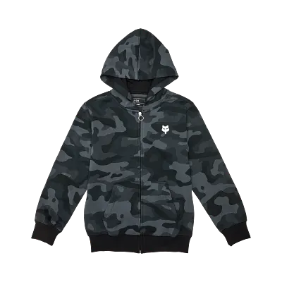 Youth Fox Head Camo Zip Hoodie