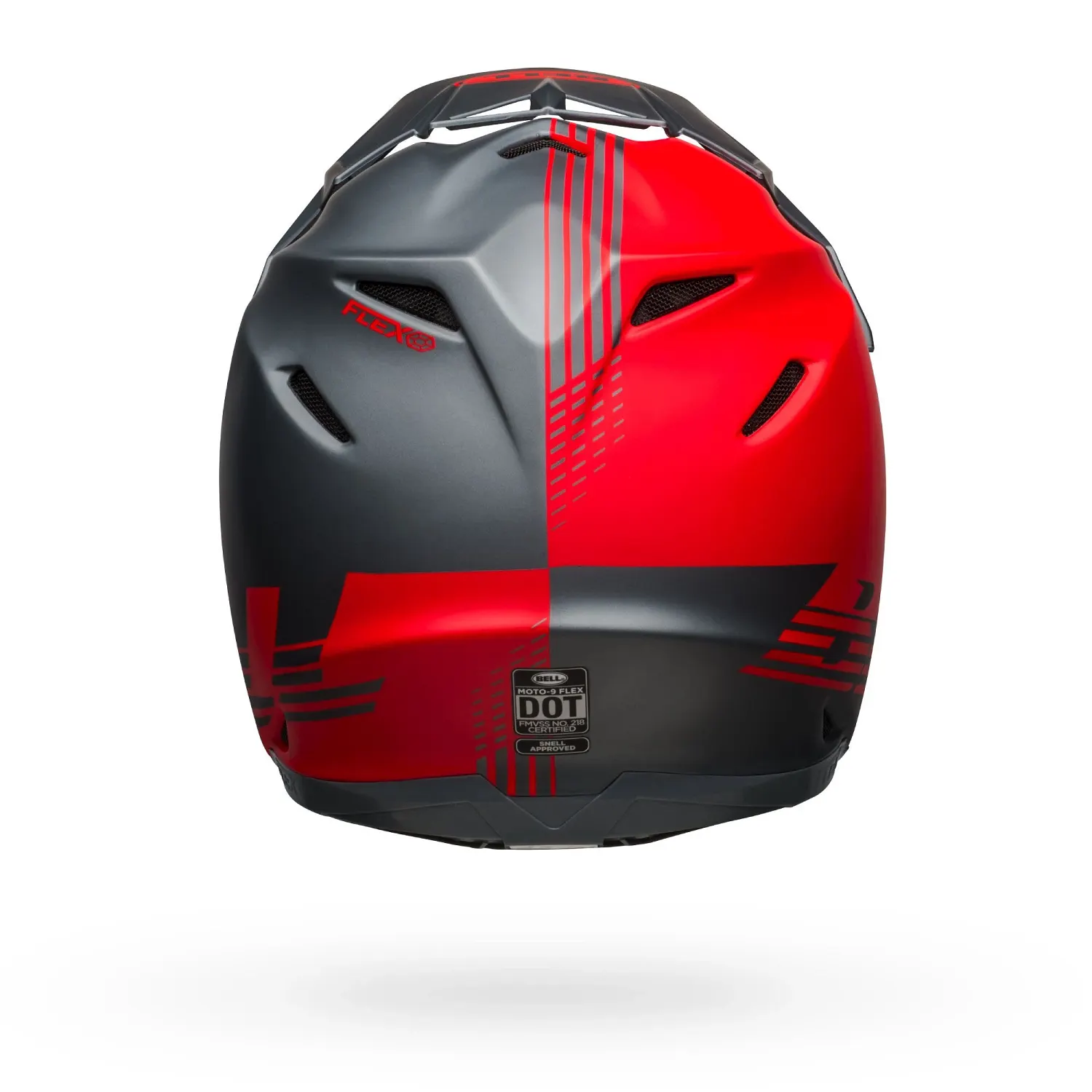 PS MOTO-9 FLEX LOUVER MT GY/RD M