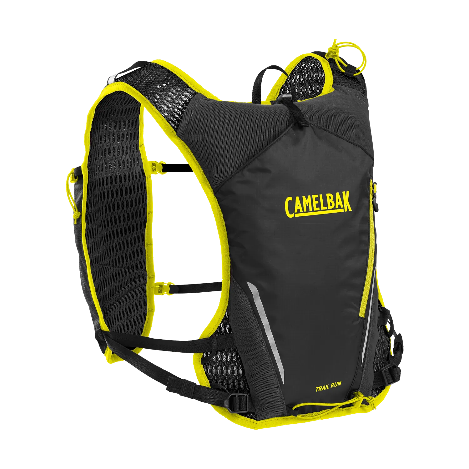 Trail Run Vest 34oz, Black/Safety Yellow