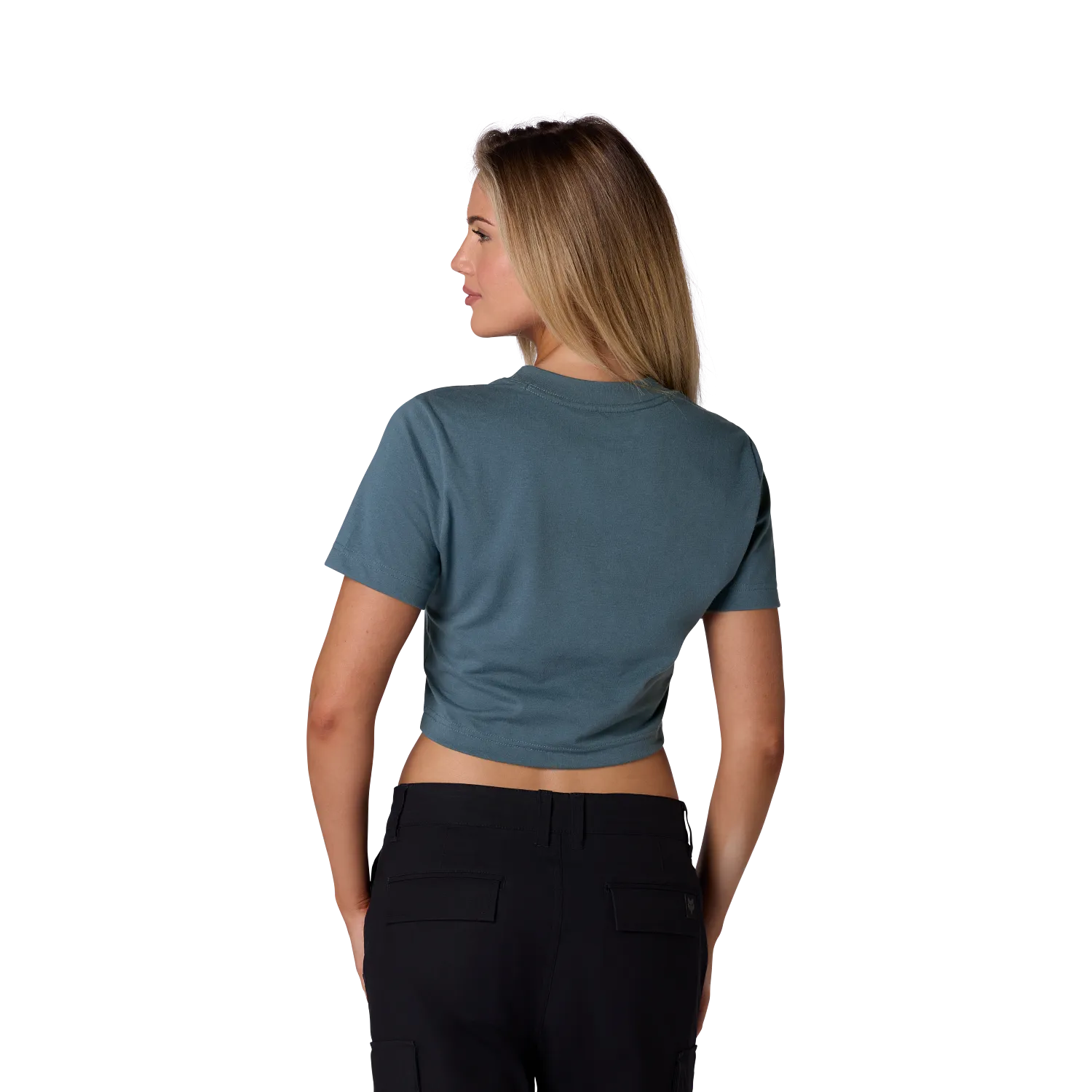 W CHECKER SS BABY TEE 