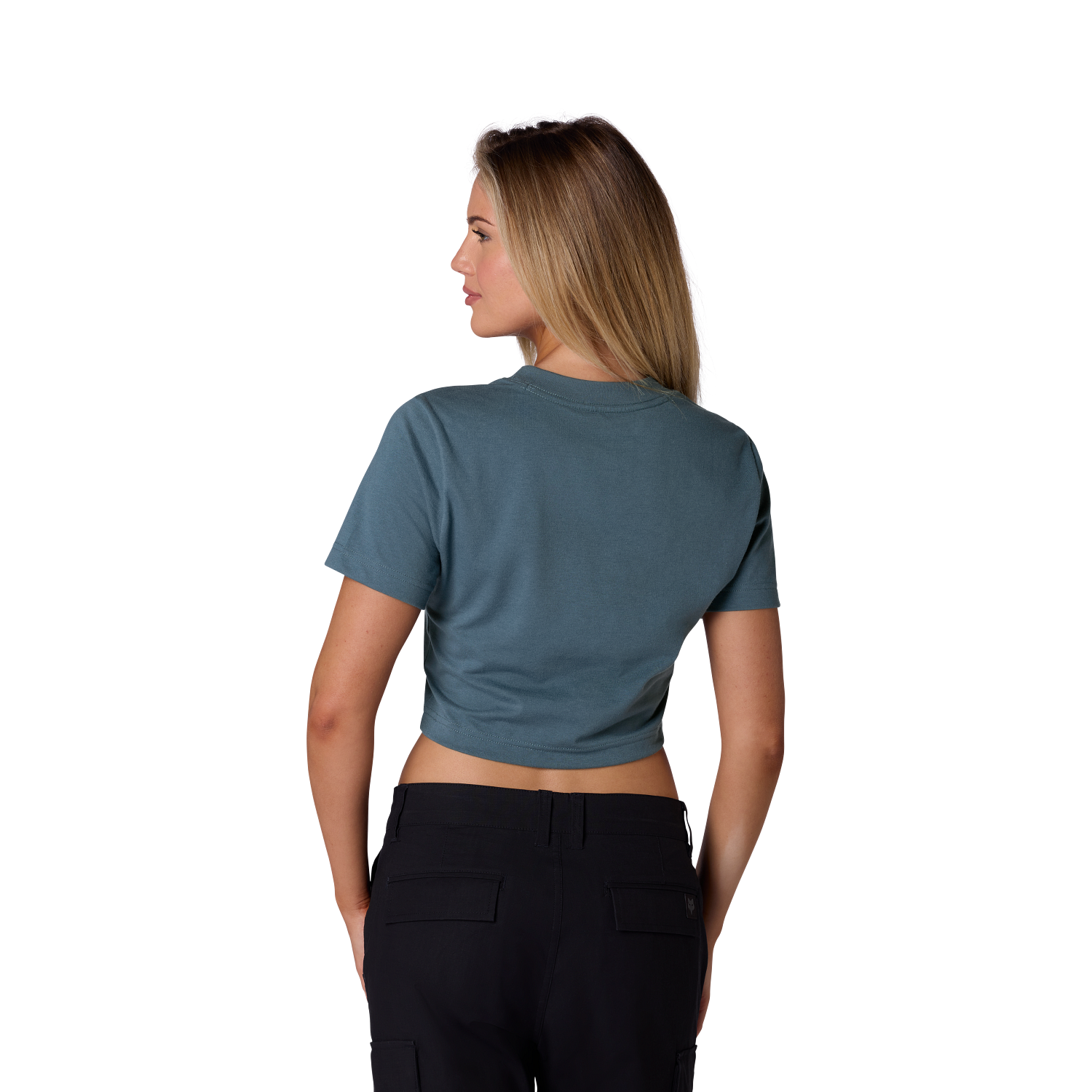 Womens Checker Baby Tee