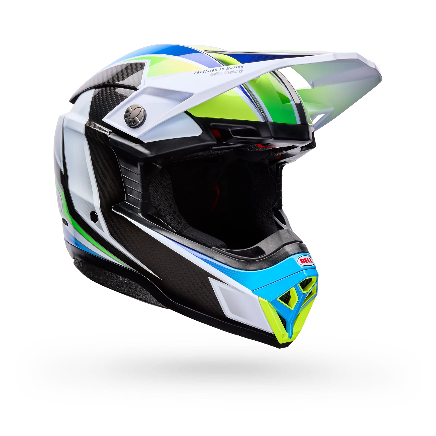MOTO-10 SPHERICAL GRID ECE [WHT/BLU] XS