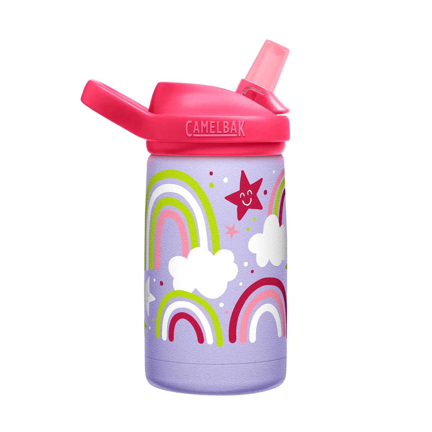 eddy+ kids SST Vacuum Insulated 12oz, Rainbow Stars, BTS LE