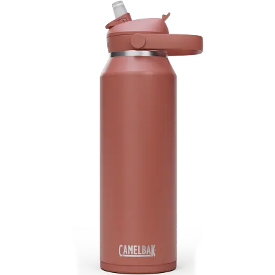 Thrive&trade; Flip Straw 40oz Bottle, Insulated Stainless Steel