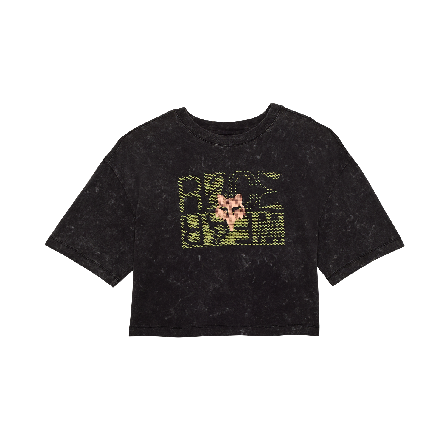 Womens Throttle Oversized Crop Tee
