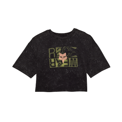 Womens Throttle Oversized Crop Tee