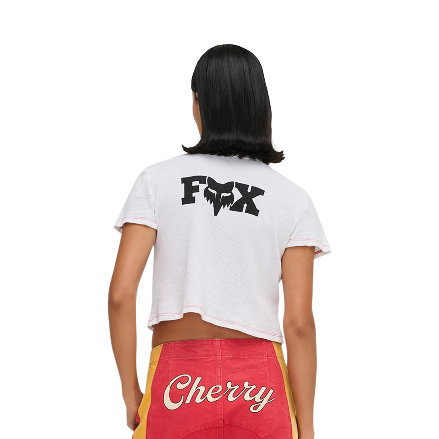 FOX X CHERRY CONTRAST BABY TEE 