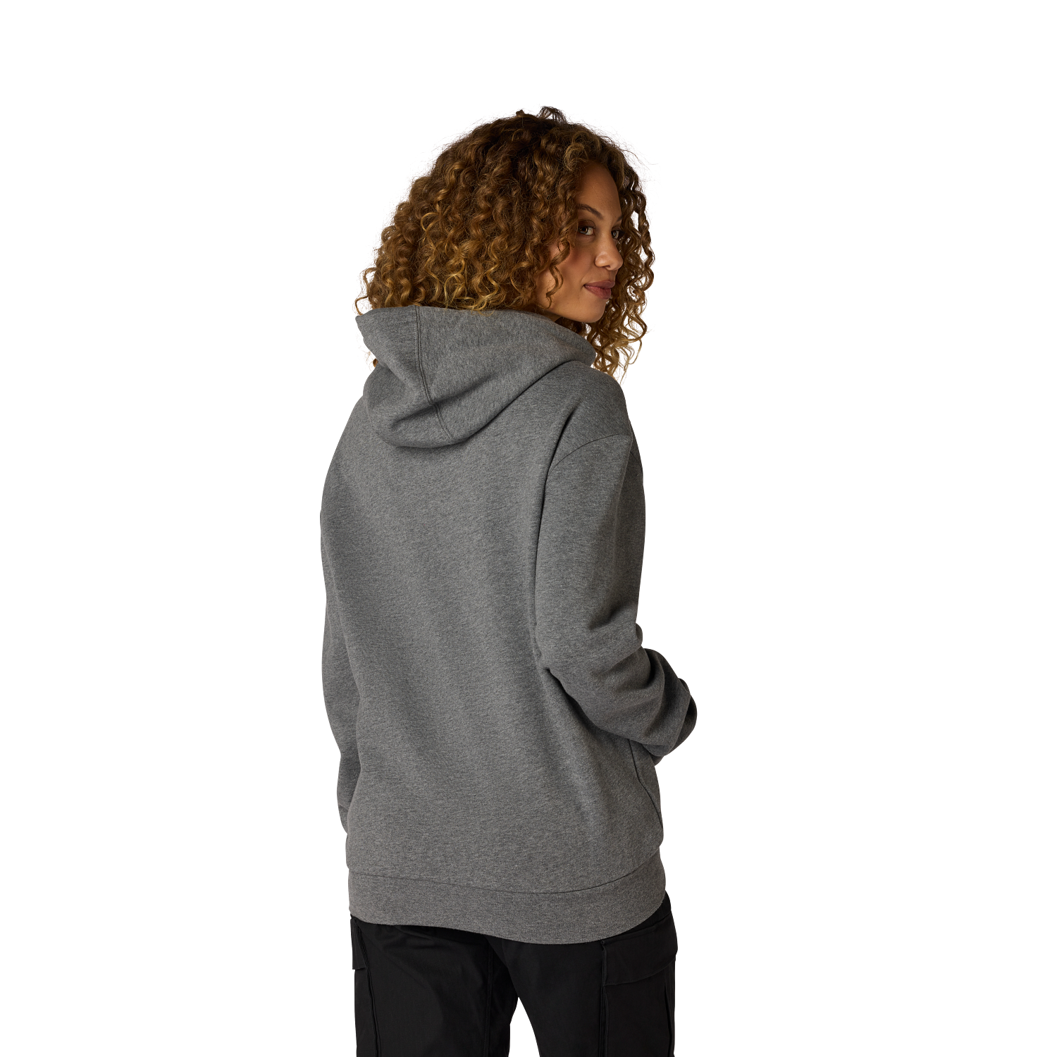 Womens Checker Fleece Pullover