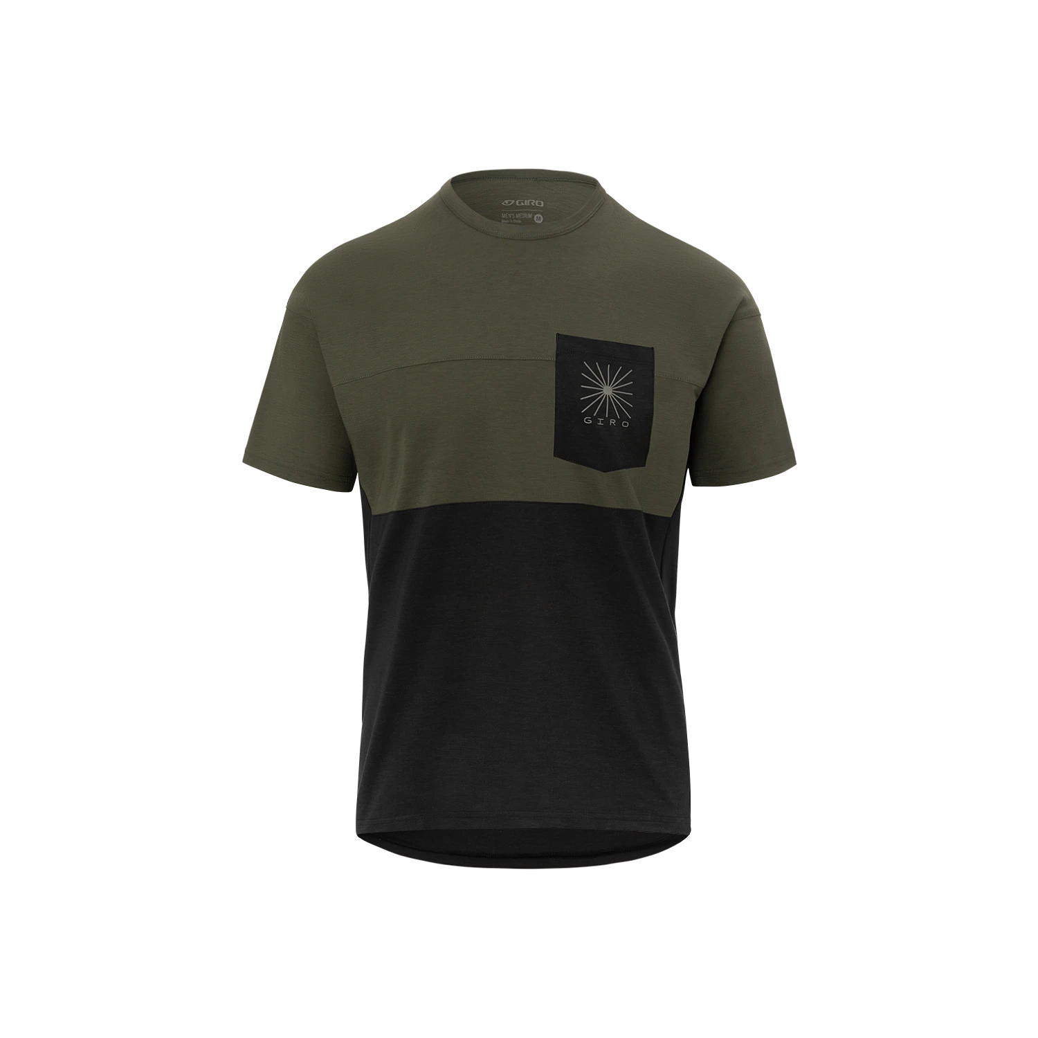 GA M RIDE JERSEY TRL GRN/BLK M- WOP