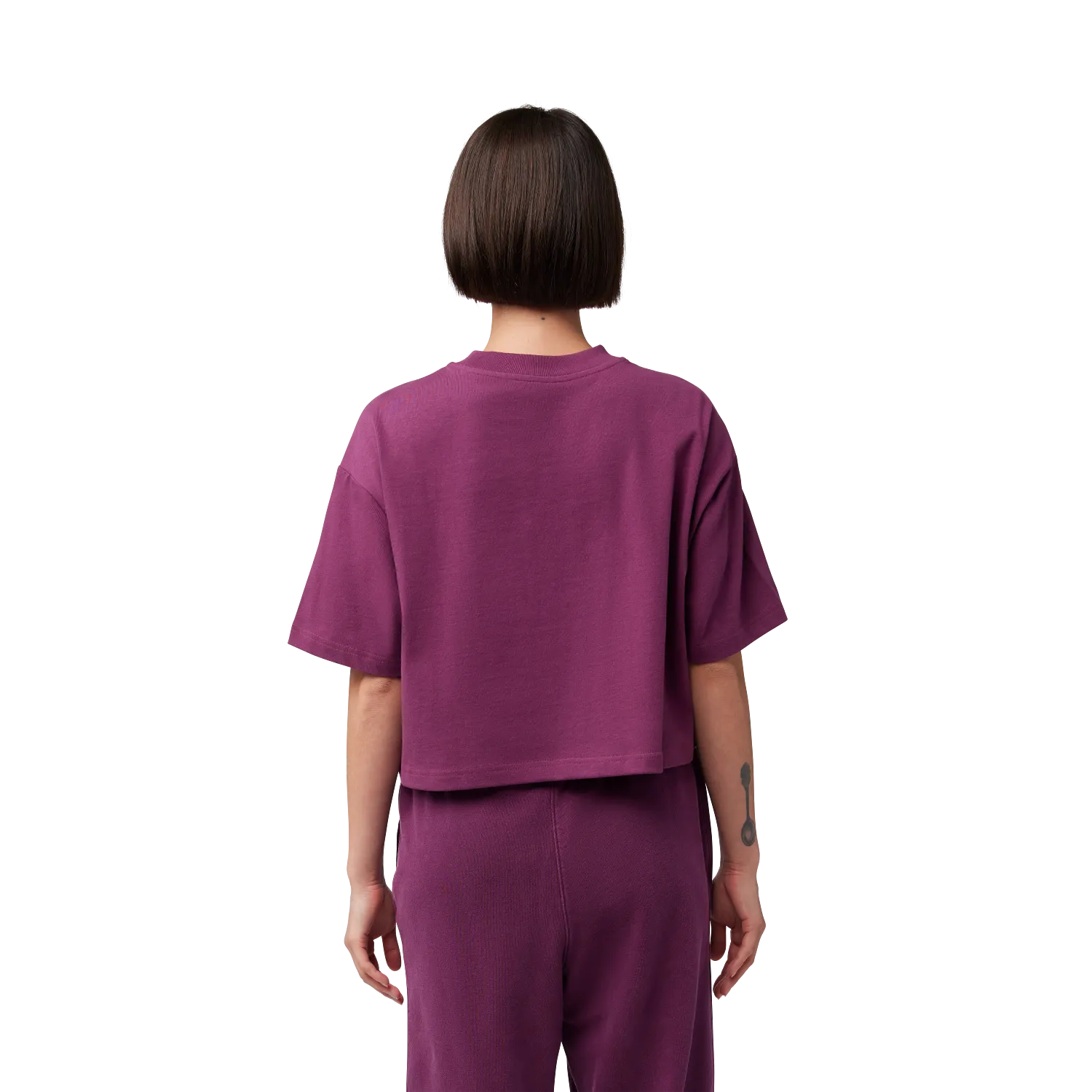 W WORDMARK OS CROP TEE 