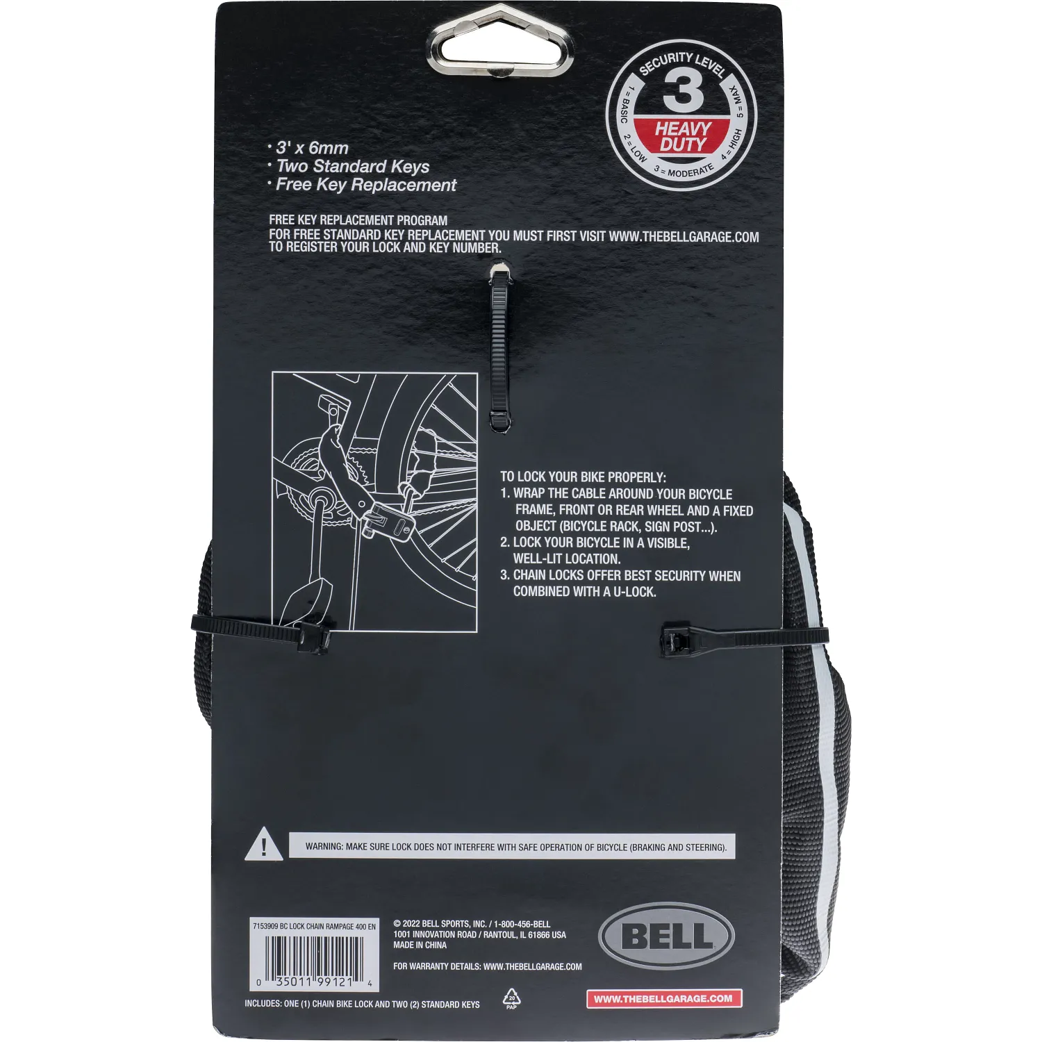 BC LOCK CHAIN RAMPAGE 400 2L