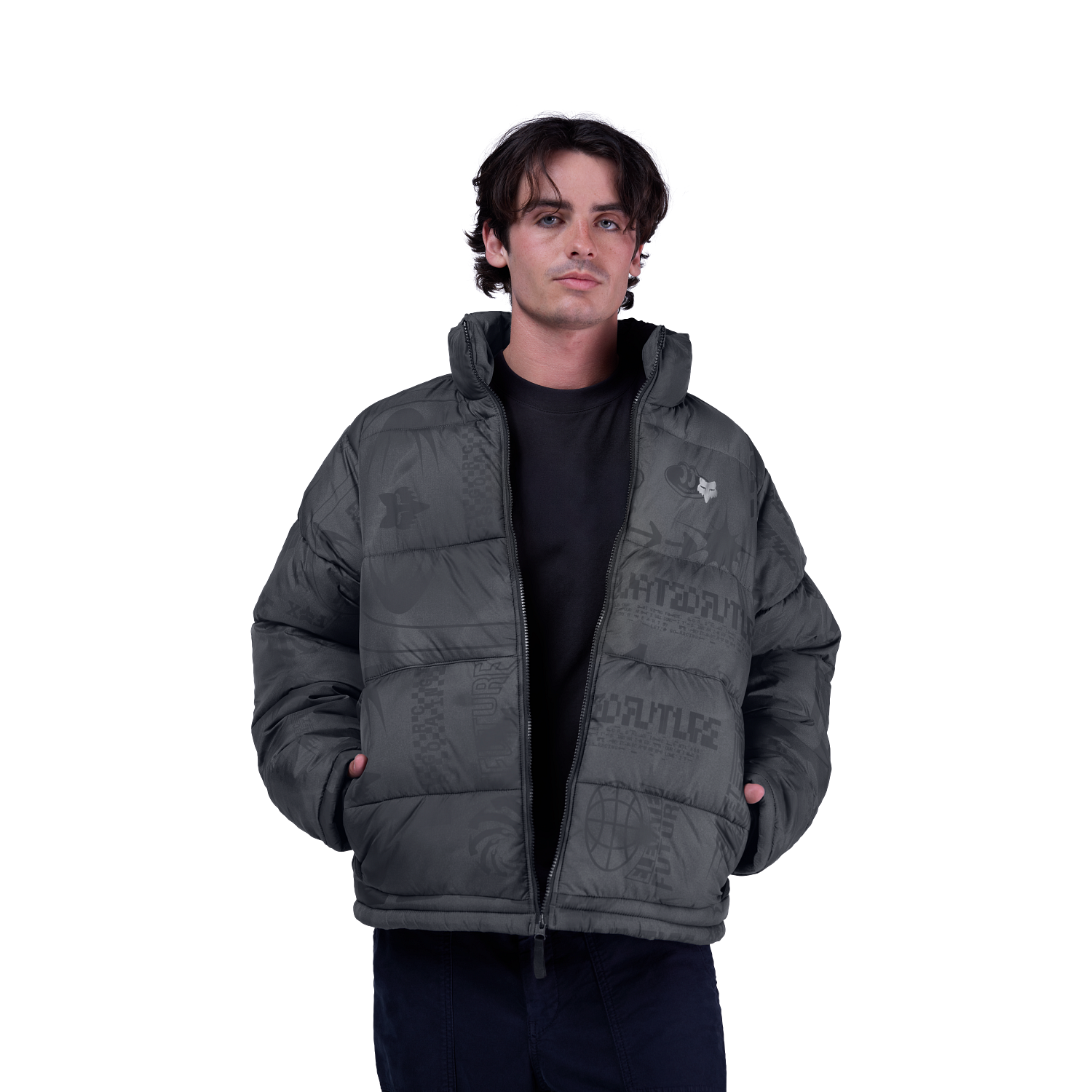 Ridgeway Bedruckte Hi-Loft-Jacke